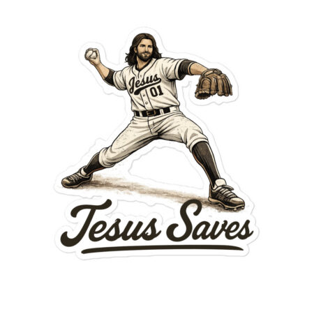 Jesus Saves - Closer Edition - Bubble-Free Stickers